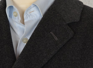Mantel aus Wolle und Kaschmir von Burberrys Größe UK 44 - Anthrazit