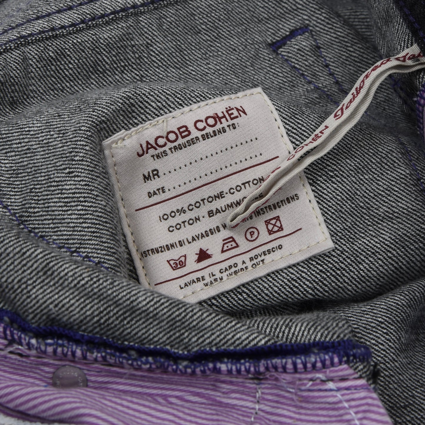 Jacob Cohën Jeans Size 36 Model J620 - Black