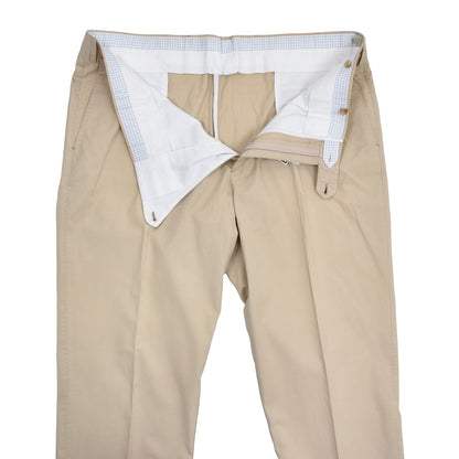 Luigi Borrelli Napoli Baumwollhose Größe 56 - Beige