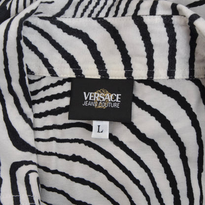 Versace Jeans Couture Hemd Größe L - Schwarz & Weiß