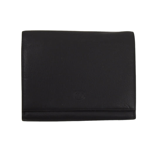 Creation Weiss Buffalo Leather Wallet - Black