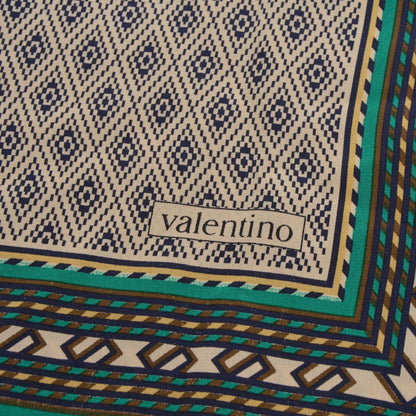 Valentino Seiden-Einstecktuch – aztekisch inspiriert