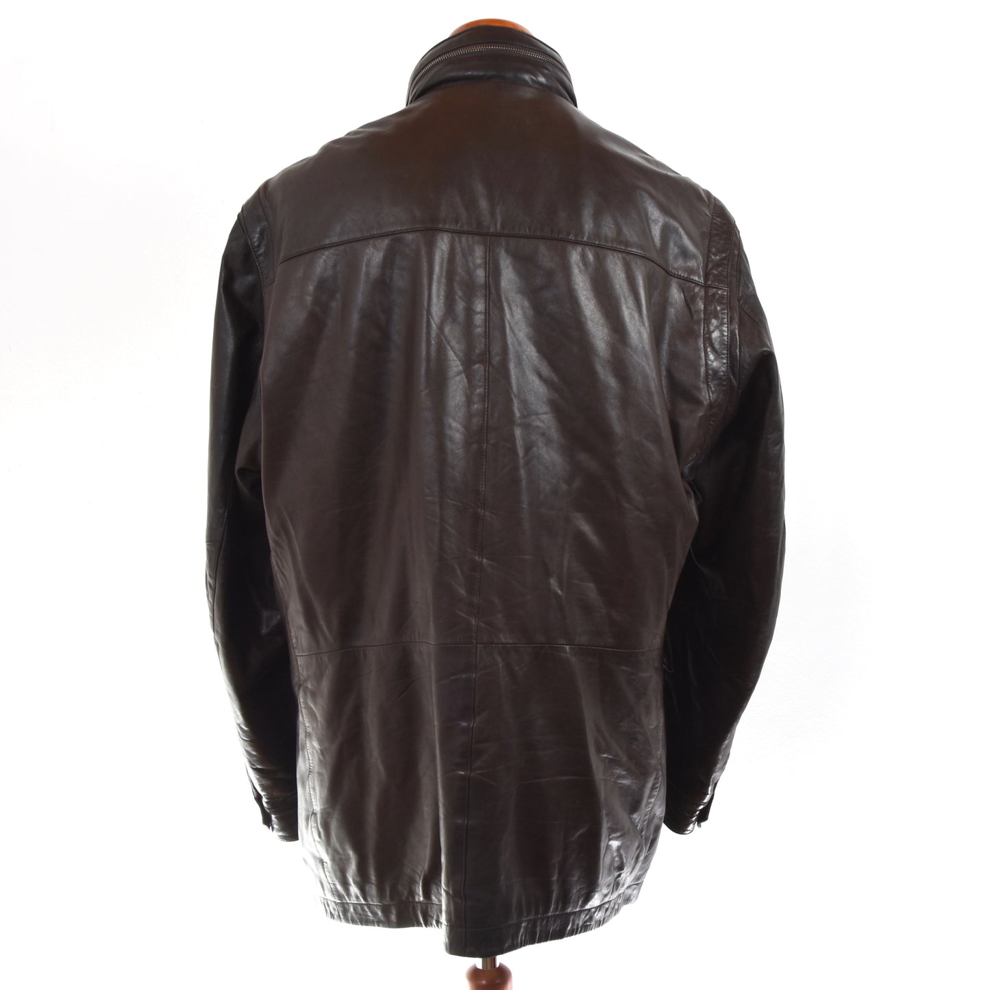 Ermenegildo Zegna Sport Leather Jacket Size XXXL - Brown