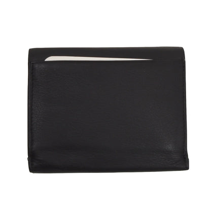 Creation Weiss Buffalo Leather Wallet - Black