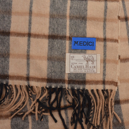 Medici Kamelhaar Schal - Plaid