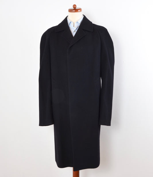 Tlapa Wien Wool Overcoat - Navy Blue