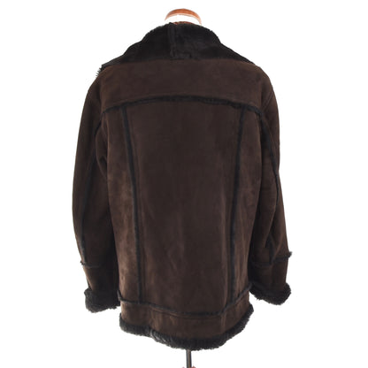 Shearling Jacket Size 54 - Chocolate Brown