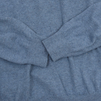 Johnstons of Elgin 100% Cashmere Sweater Size L DEFECT - Blue