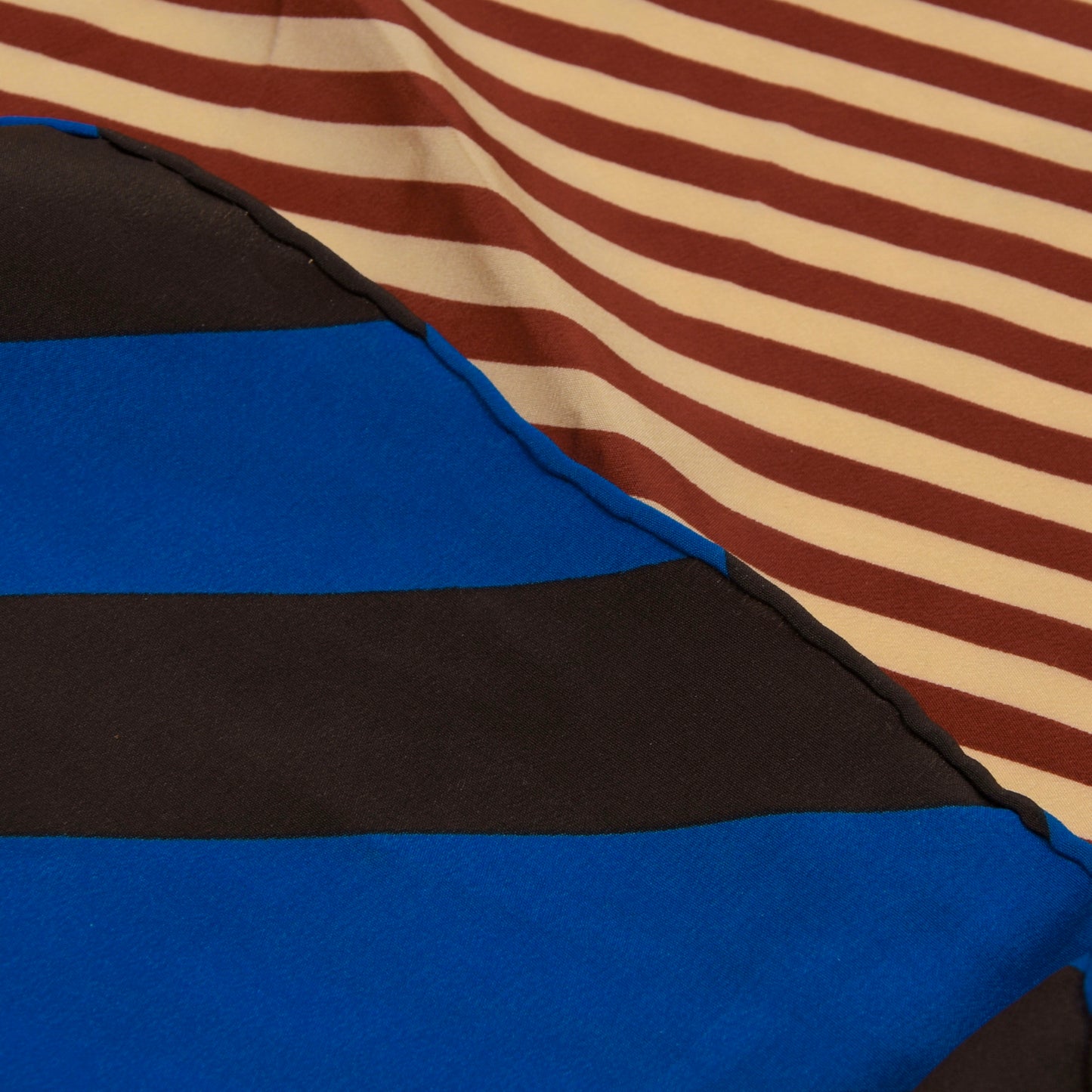 Vintage Yves Saint Laurent YSL Silk Scarf - Stripes