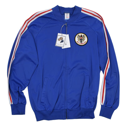 Vintage 80er Jahre Adidas Österreich Trainingsanzug Größe 54 - blau