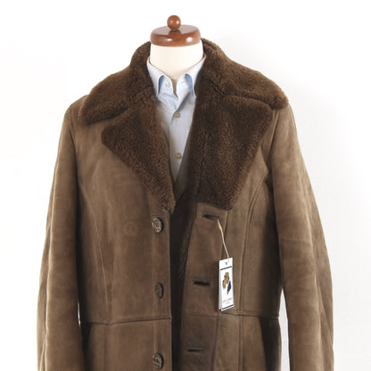 Stoichart Shearling Coat Size 52 - Tan