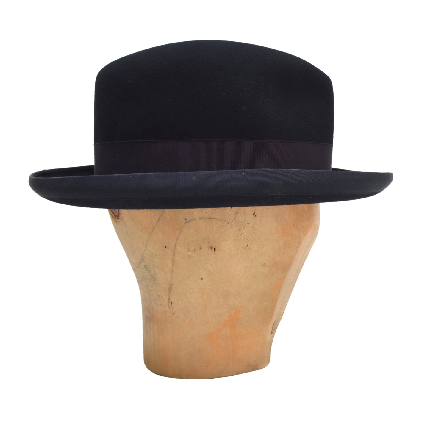 Vintage Preis Hut Homburg Hat Size 57 - Midnight Blue or Black