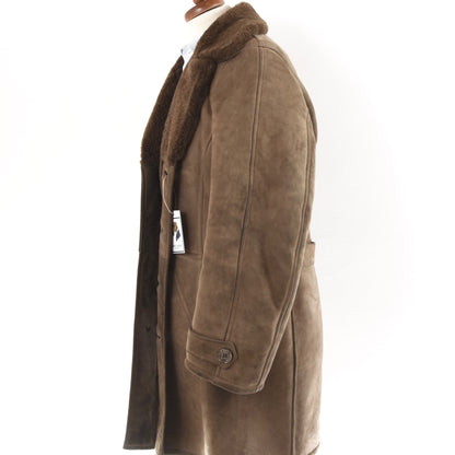 Stoichart Shearling Coat Size 52 - Tan