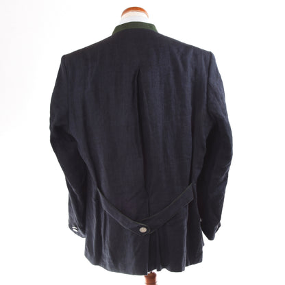 Tofana Linen Blend Janker/Jacket Size 60 - Navy Blue