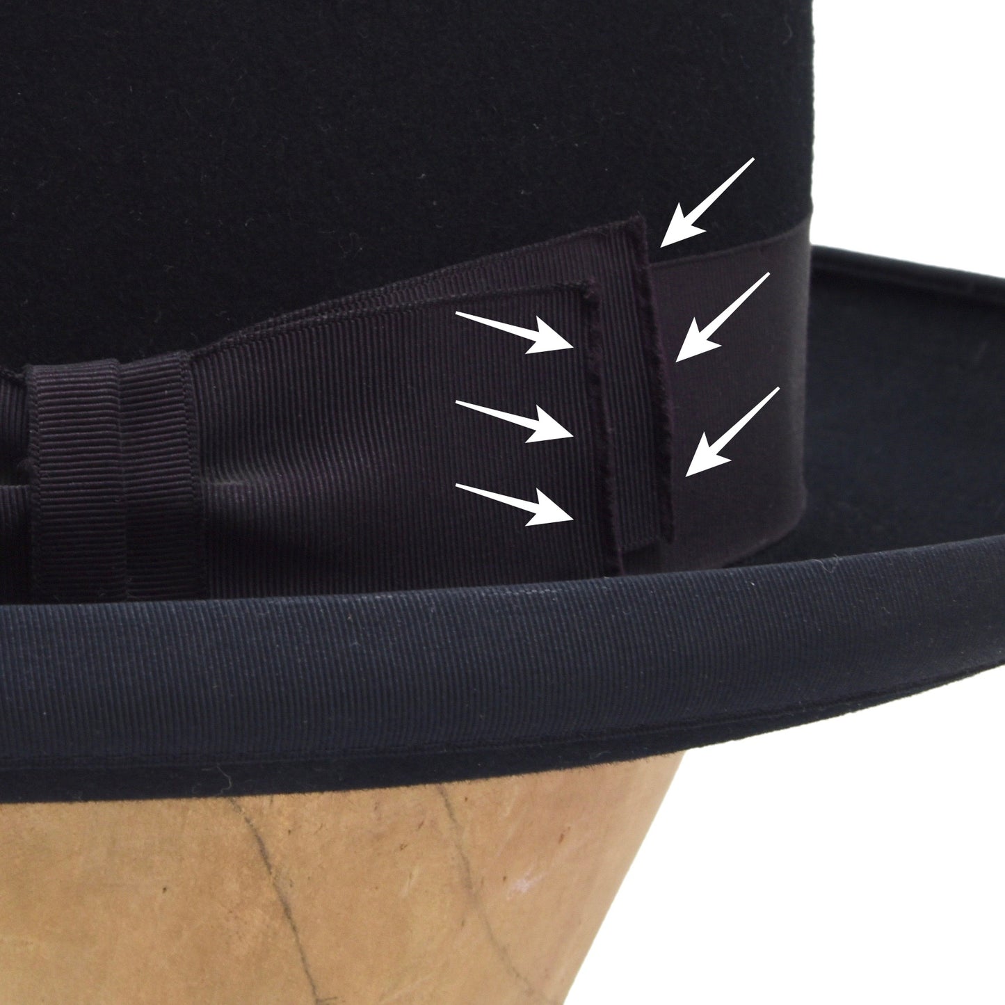 Vintage Preis Hut Homburg Hat Size 57 - Midnight Blue or Black