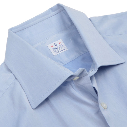 Classic Truzzi Milano Shirt Size 43/17 - Blue