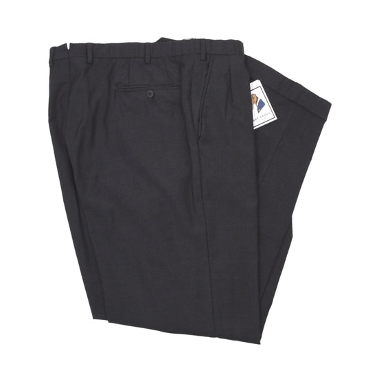 Brioni Wool Pants Size 56 - Charcoal