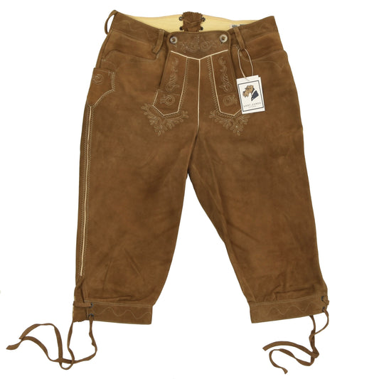 Meindl Classic Knee-Length Lederhosen Size 44 - Brown