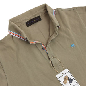 Etro Milano Slim Poloshirt Größe M - Grün