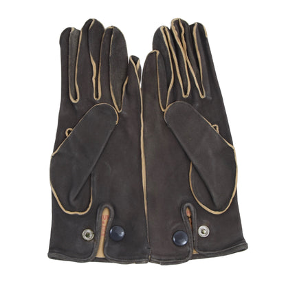 Handschuhpeter Wien Doeskin Gloves Size 8.5 - Grey