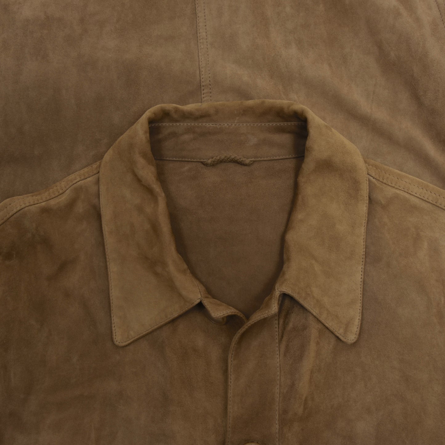 Corneliani Suede Shirt-Jacket/Shacket Size 52 - Brown