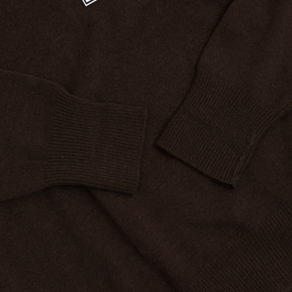 Polo Ralph Lauren Lambswool Polo Sweater Size M - Chocolate Brown