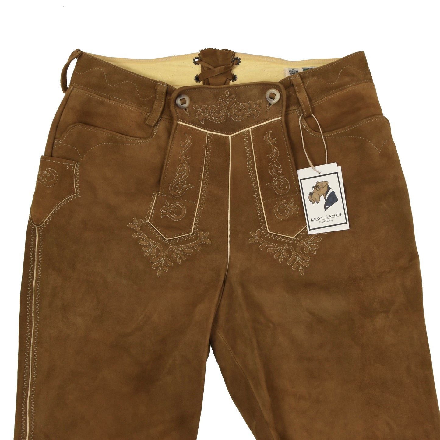 Meindl Classic Knee-Length Lederhosen Size 44 - Brown