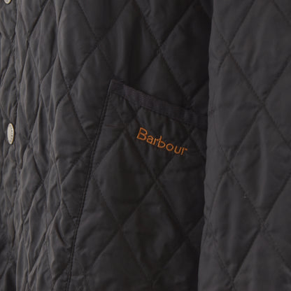 Barbour Lightweight Liddesdale Quilted Jacket Size XL - Charcoal/Grey