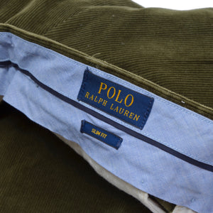 Polo Ralph Lauren Cordhose Größe 38/34 Slim Fit - Moosgrün
