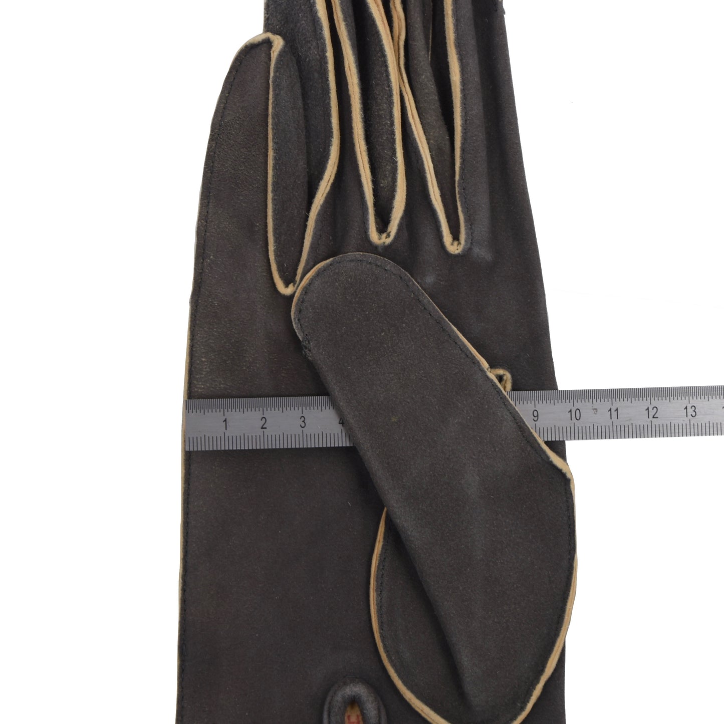 Handschuhpeter Wien Doeskin Gloves Size 8.5 - Grey