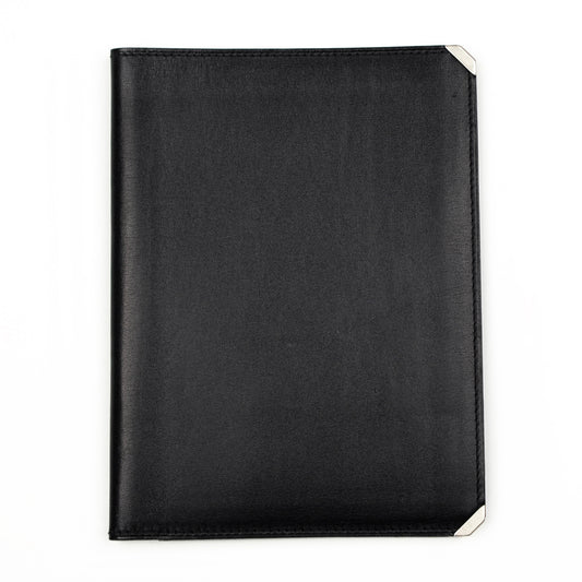 Valextra Milano Breast Wallet with Notepad - Black