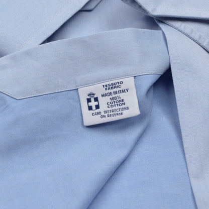 Klassisches Truzzi Milano Hemd Größe 43/17 - Blau
