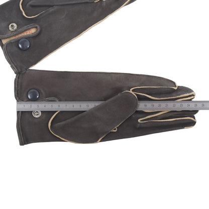 Handschuhpeter Wien Doeskin Handschuhe Größe 8,5 - Grau