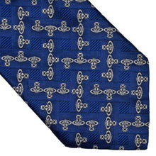 Laden Sie das Bild in den Galerie-Viewer, Vivienne Westwood Krawatte für Herren – Blaue Kugel