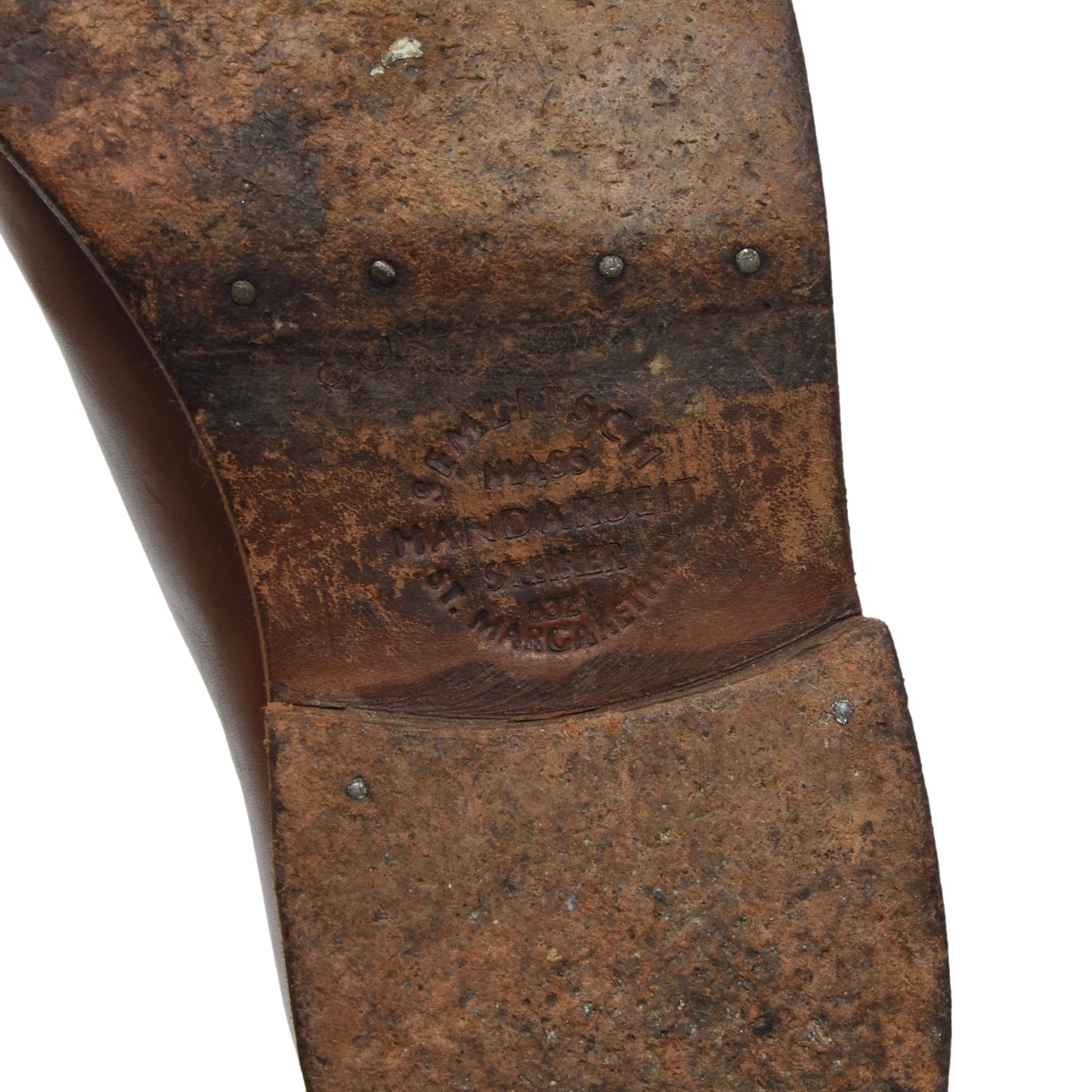 Semlitsch Handmade Norweger Split Toe Shoes Size 10.5G - Tan
