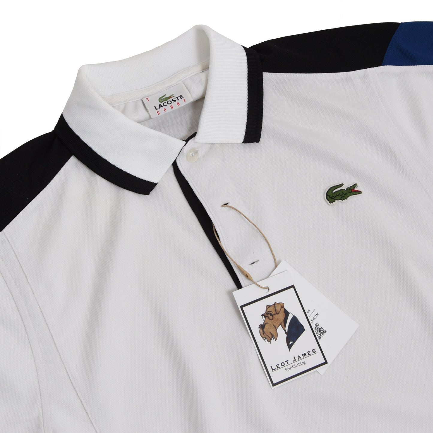 Lacoste Sport Poloshirt Größe 3 - Weiß