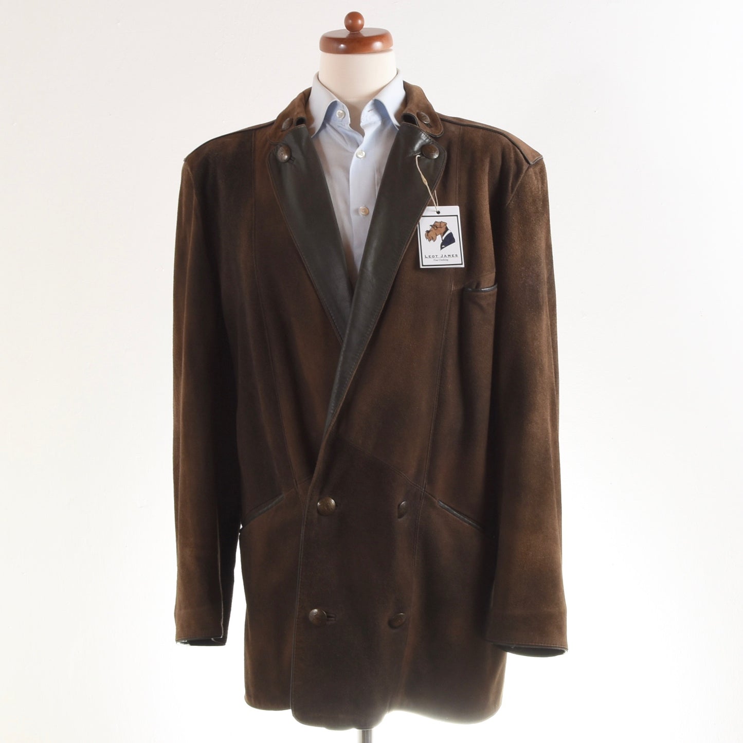 Daniel R München Leather Janker/Jacket Size 52 - Brown