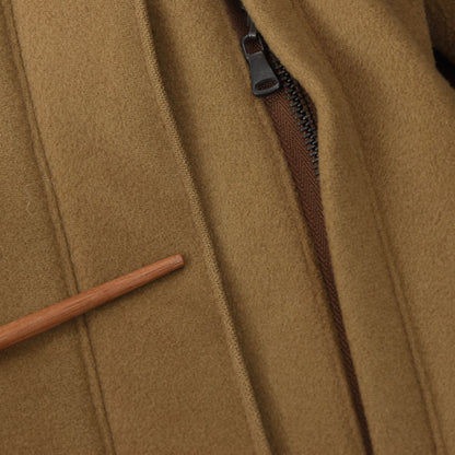 DAKS London Wool-Cashmere Coat Size 52 - Tan