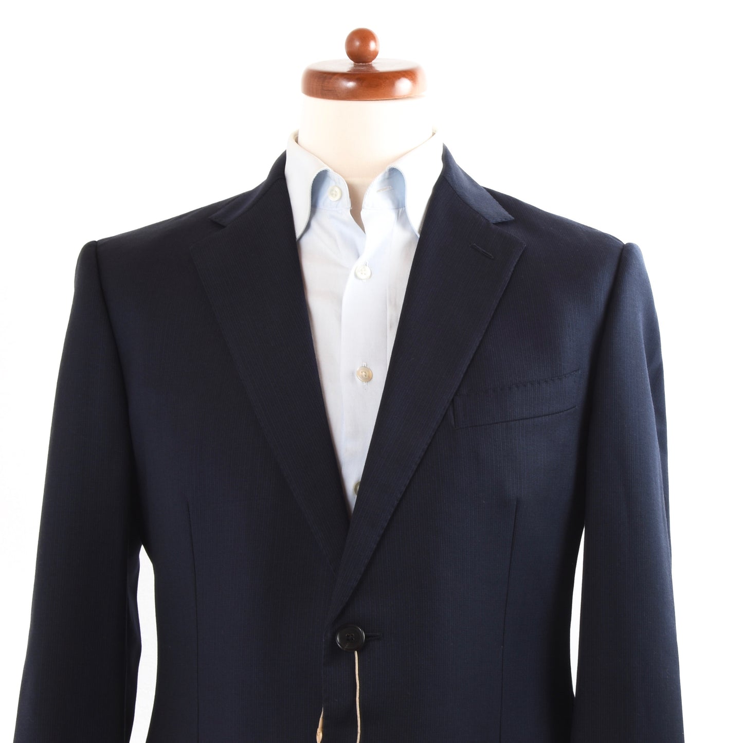 Raffaele Caruso Super 110s Wool Suit Size 50 - Navy Blue