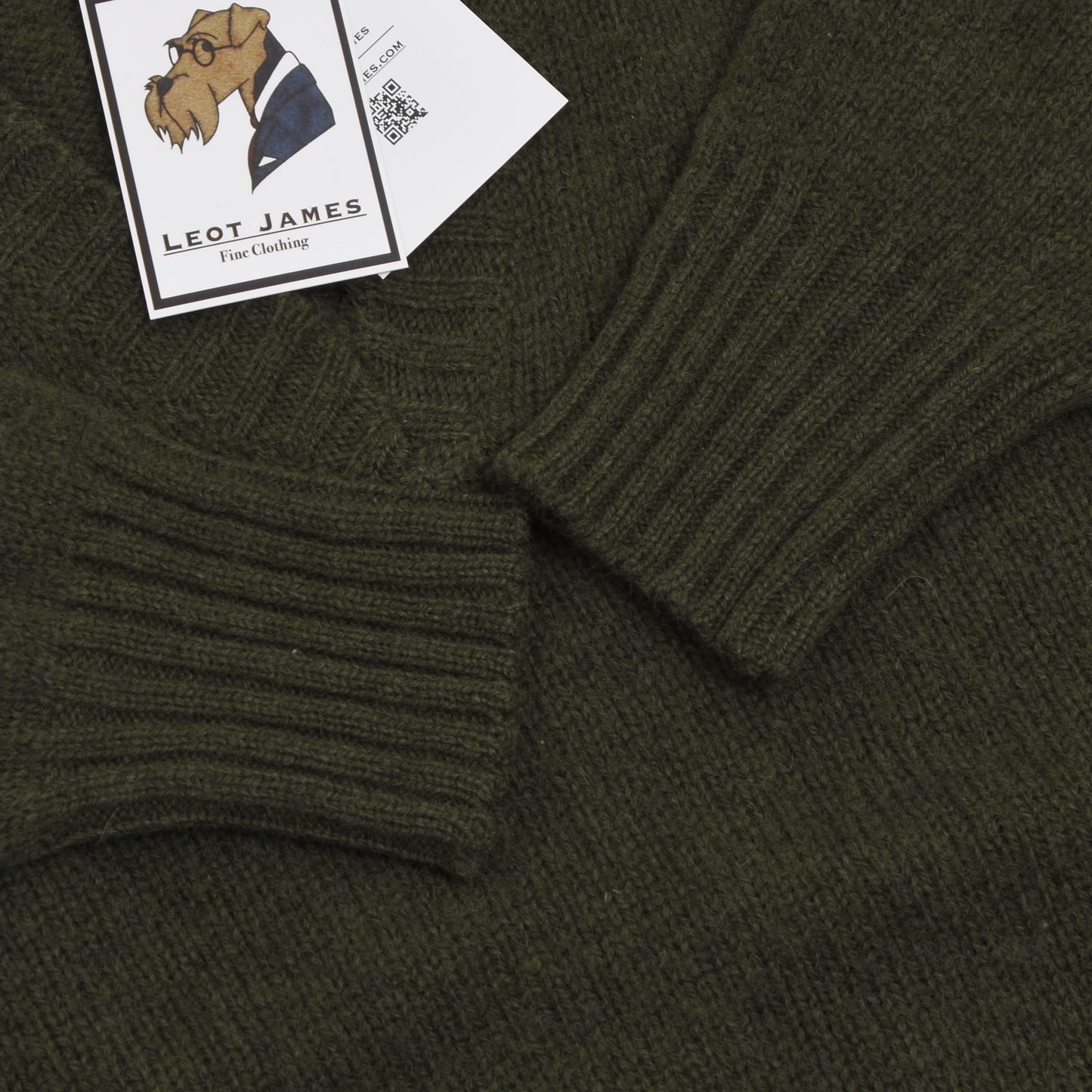 Peter Scott 100% Shetland Wool Sweater - Green