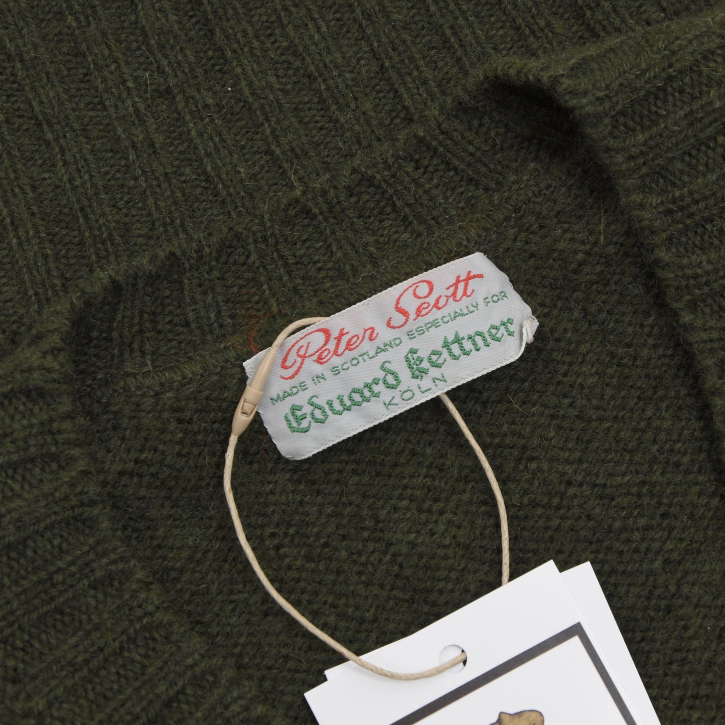 Peter Scott 100% Shetland Wool Sweater - Green