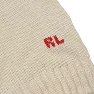 Polo Ralph Lauren Wool Flag Pullover Größe XL - Creme