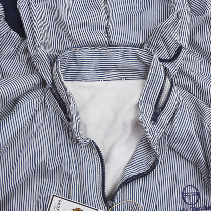 Vintage Sergio Tacchini Jacket - Blue/White Stripes