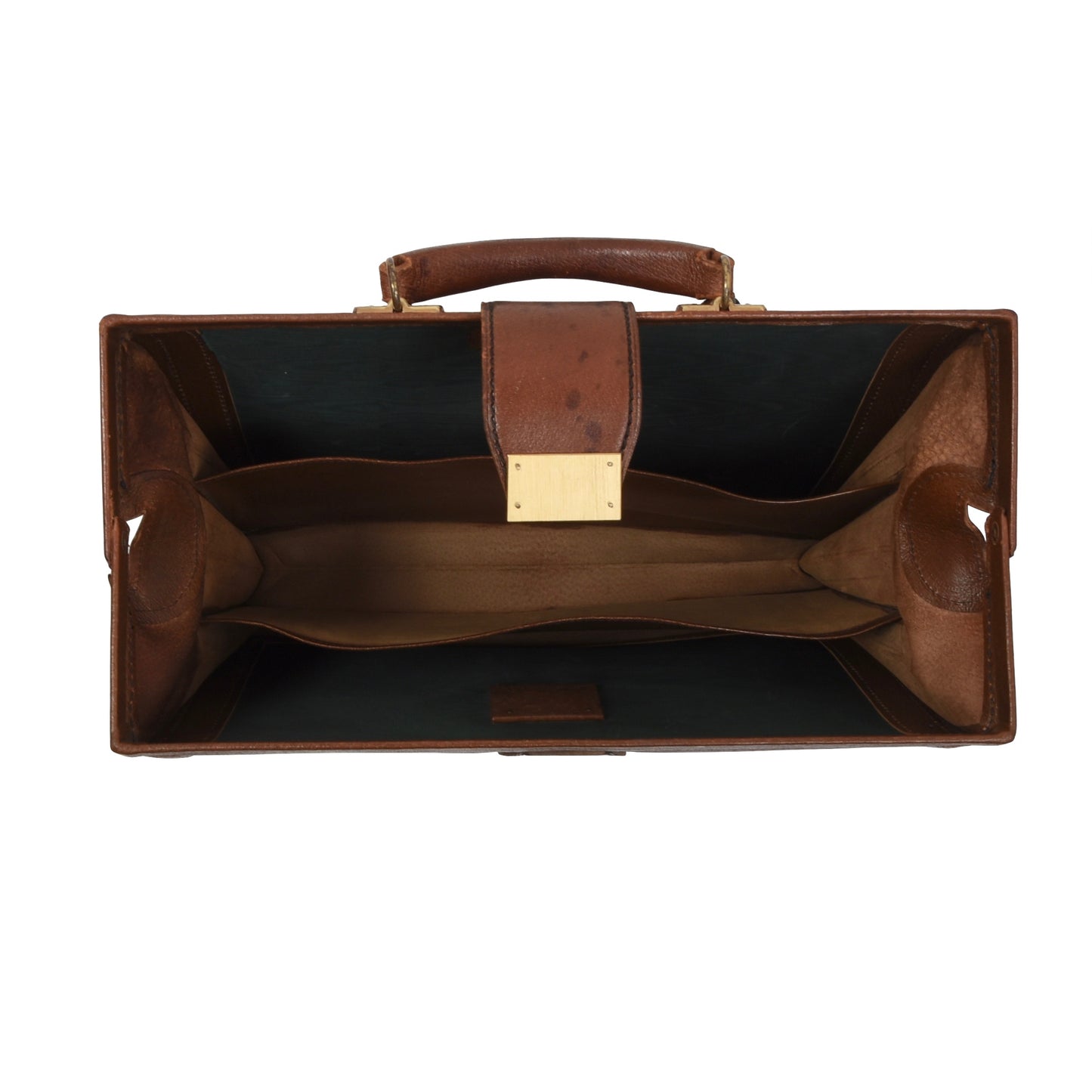 F. Schulz Wien Vintage Leather Briefcase - Brown