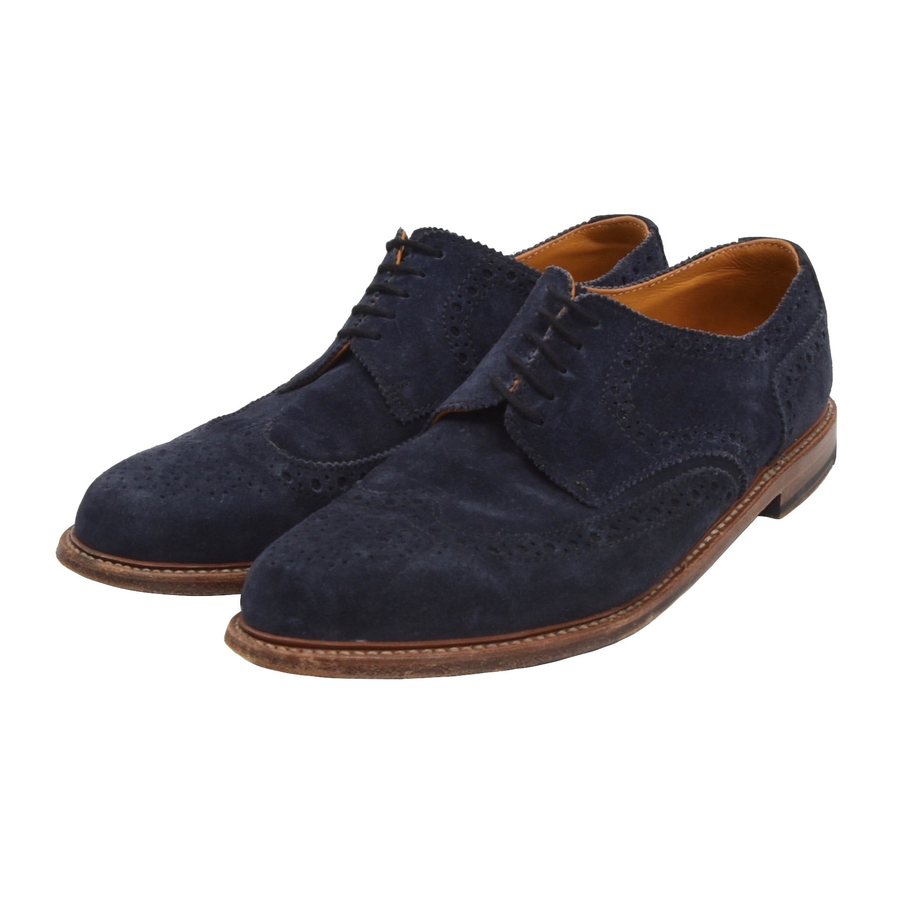 Ludwig Reiter Suede Shoes Size 8 - Navy Blue – Leot James