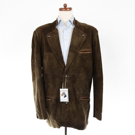 St. Peter Trachten Leather Janker/Jacket Size 54 - Brown