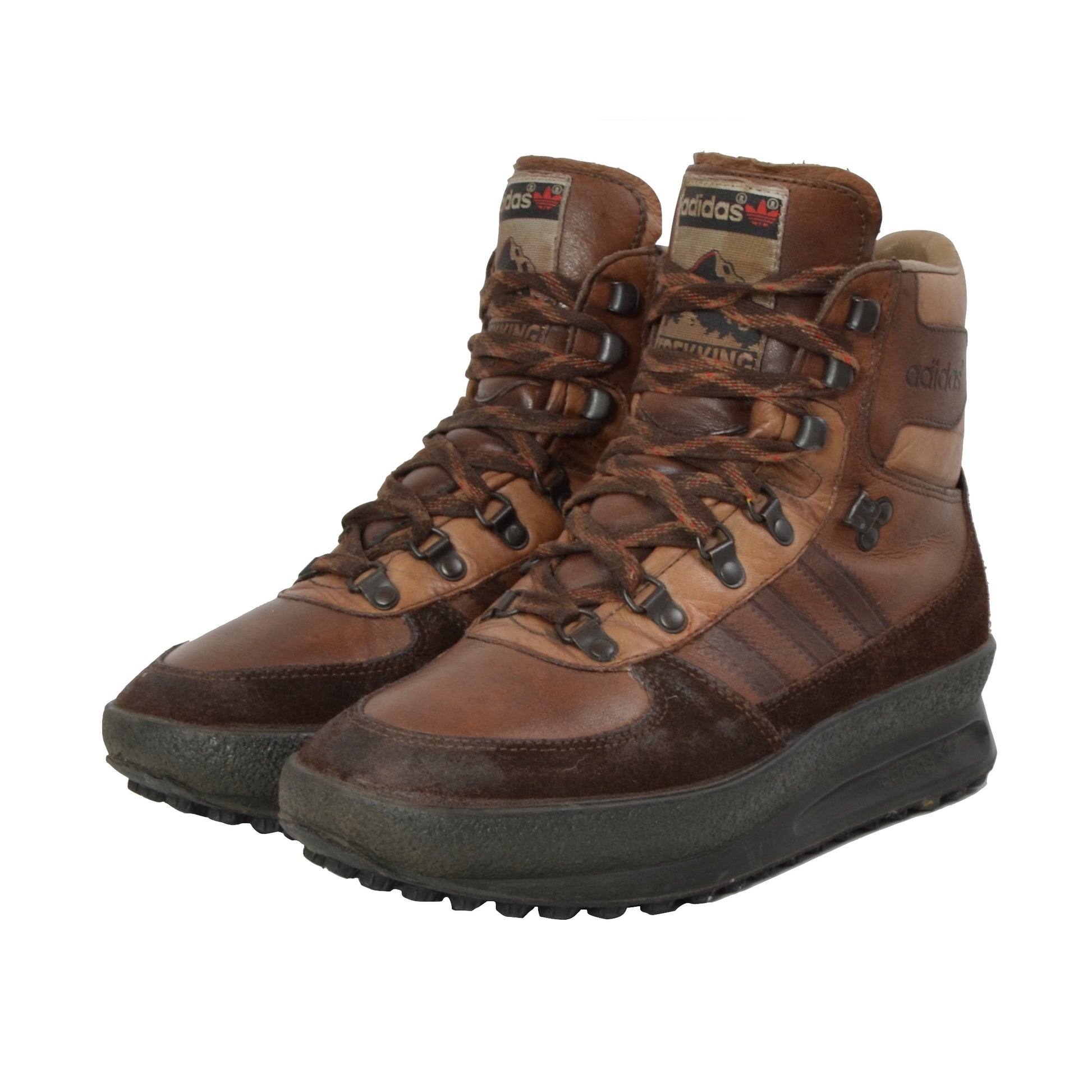Vintage Adidas Trekking Size 40 Boots Brown