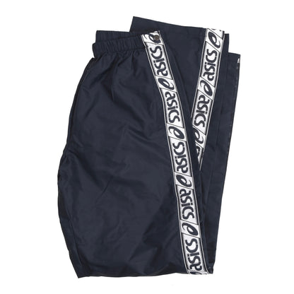 NOS Asics Nylon Warm Up Pants Size M - Navy Blue