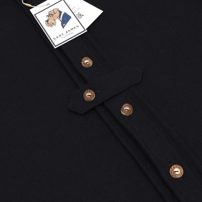 Orig. Dachstein Hammer Gewalkt Wool Overshirtr Size 1  - Black