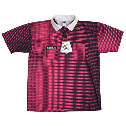 Vintage Adidas 1994 World Cup Referee Jersey Size L - Fuchsia/Black
